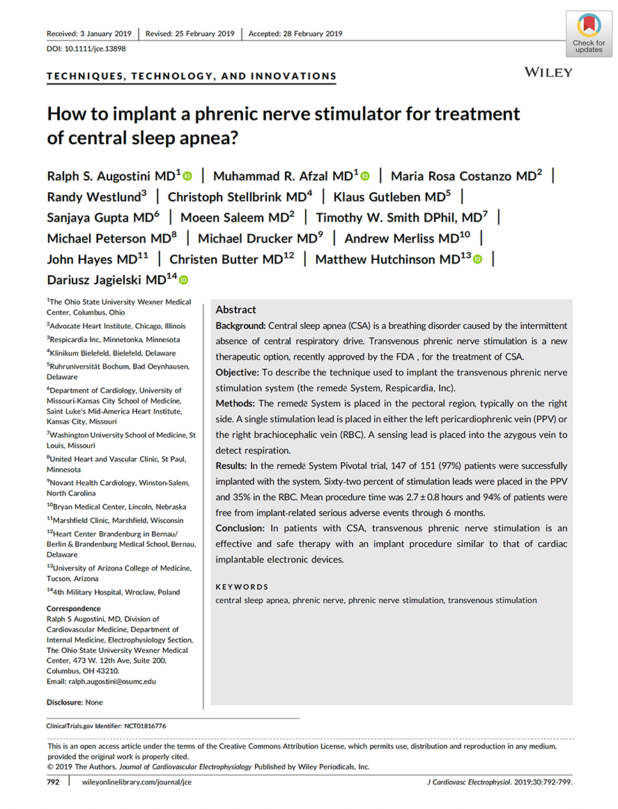 screenshot of the website Journal of Cardiovascular