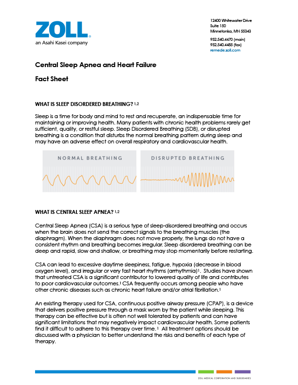 Central Sleep Apnea and Heart Failure document thumbnail